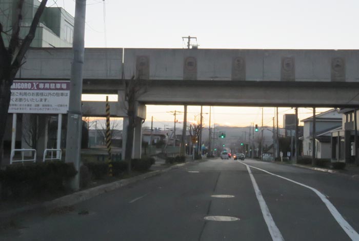 webnews今朝の北見／東６号昭和通りJR石北線高架橋下