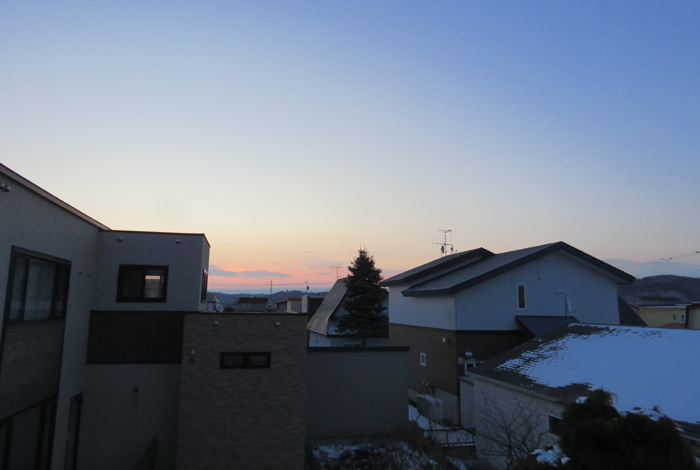 webnews今朝の北見／東の空