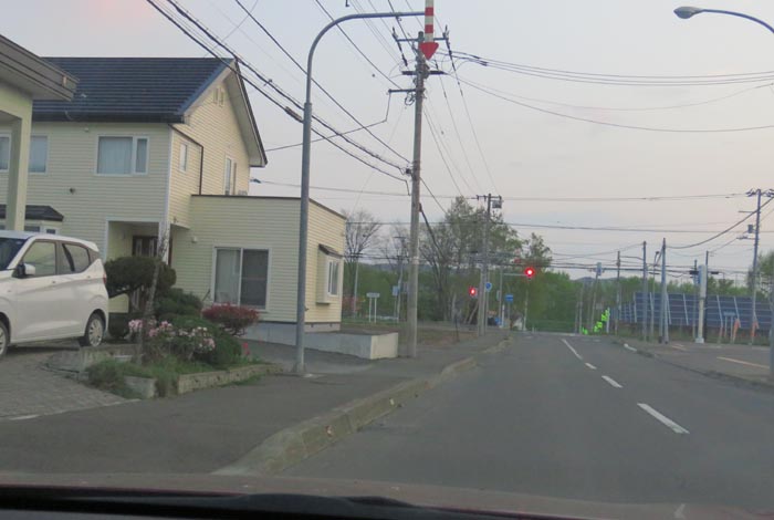 webnews今朝の北見/西5号線、南岸通りの交差点
