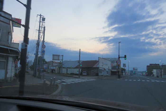 webnews今朝の北見/交差点から北4条通り側のパレスビル方向
