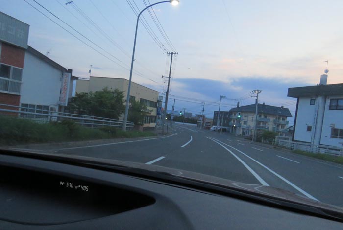 webnews今朝の北見/無加川橋を渡り南大通り交差点方向