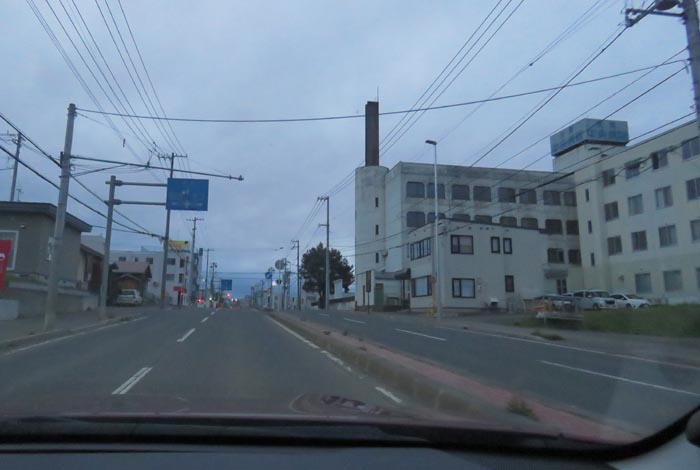webnews今朝の北見/とん田通り、南大通り交差点から国道39号方向
