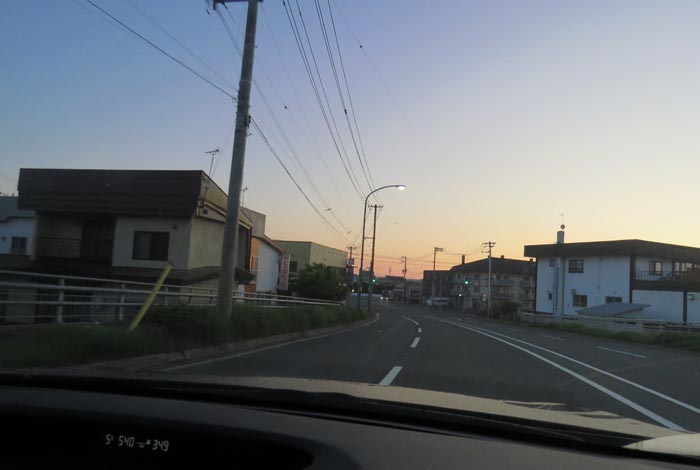 webnews今朝の北見/無加川橋を渡り南大通り交差点方向