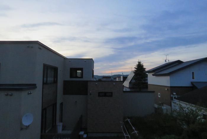 webnews今朝の北見／東の空