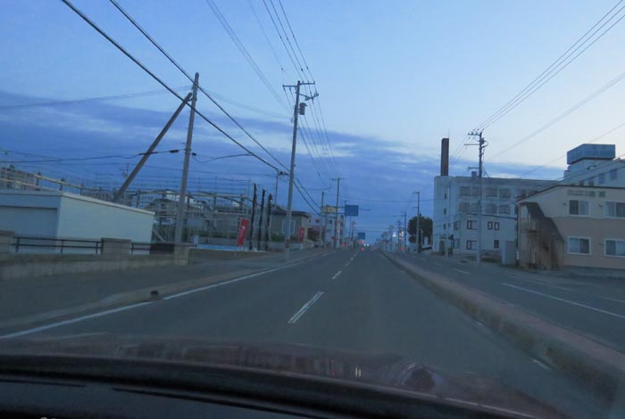 webnews今朝の北見/とん田通り、南大通り交差点から国道39号方向