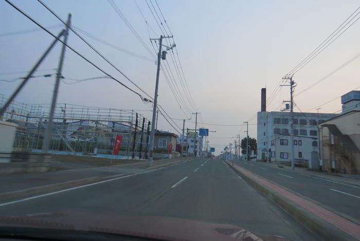 webnews今朝の北見/とん田通り、南大通り交差点から国道39号方向