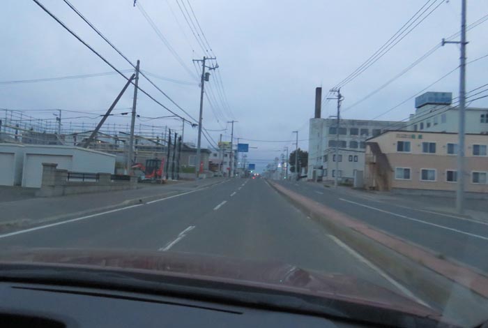 webnews今朝の北見/とん田通り、南大通り交差点から国道39号方向