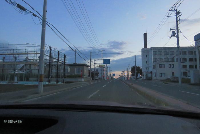 webnews今朝の北見/とん田通り、南大通り交差点から国道39号方向