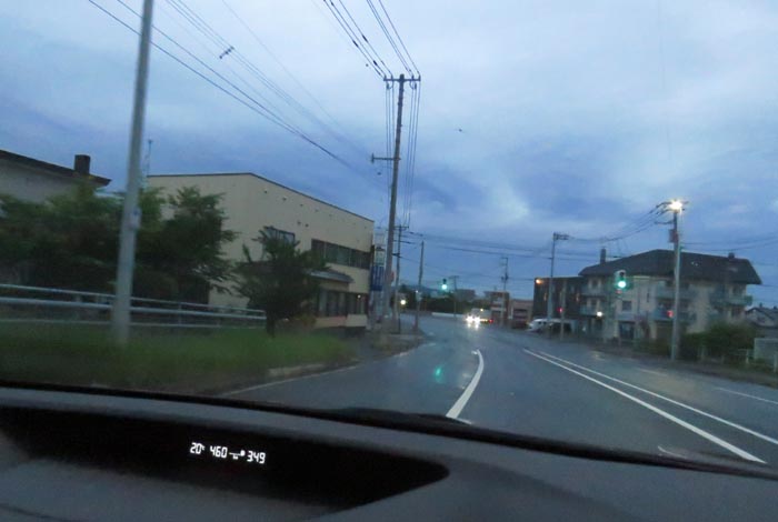 webnews今朝の北見/無加川橋を渡り南大通り交差点方向