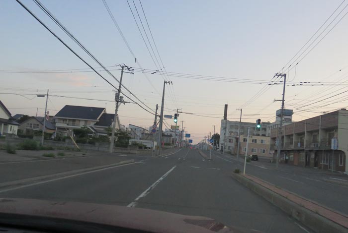 webnews今朝の北見/とん田通り、南大通り交差点から国道39号方向