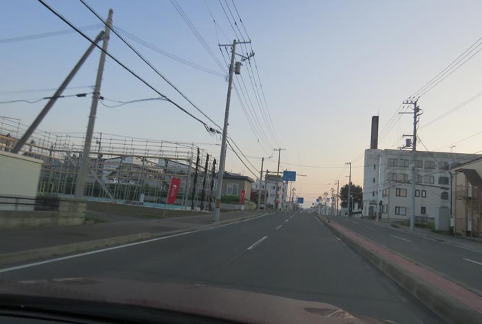 webnews今朝の北見/とん田通り、南大通り交差点から国道39号方向