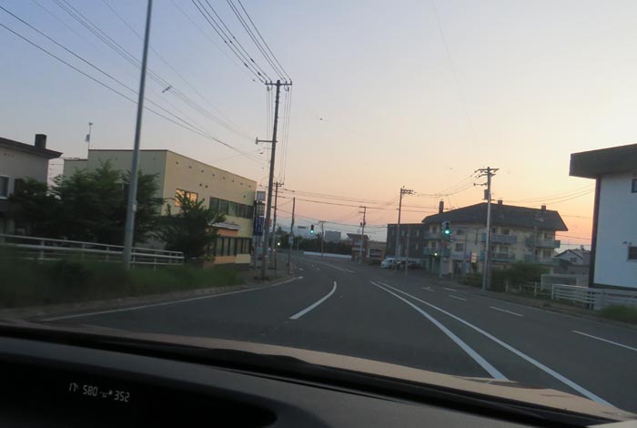 webnews今朝の北見/無加川橋を渡り南大通り交差点方向