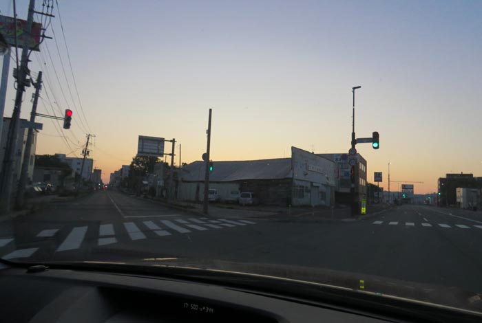 webnews今朝の北見/交差点から北4条通り側のパレスビル方向