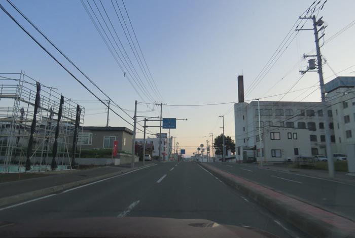 webnews今朝の北見/とん田通り、南大通り交差点から国道39号方向