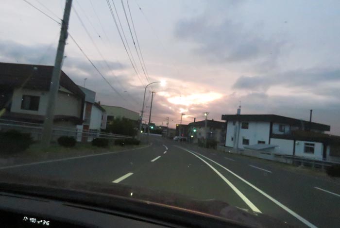 webnews今朝の北見/無加川橋を渡り南大通り交差点方向