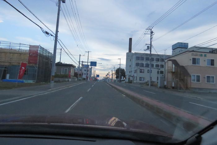 webnews今朝の北見/とん田通り、南大通り交差点から国道39号方向