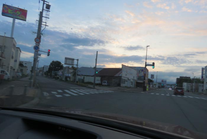 webnews今朝の北見/交差点から北4条通り側のパレスビル方向