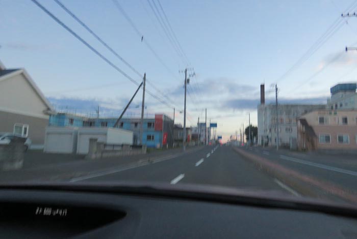 webnews今朝の北見/とん田通り、南大通り交差点から国道39号方向