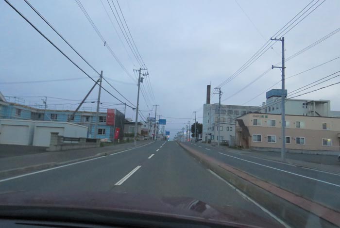 webnews今朝の北見/とん田通り、南大通り交差点から国道39号方向