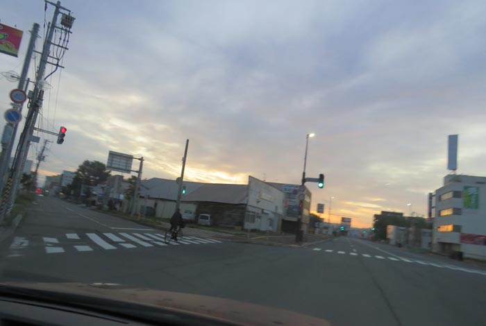 webnews今朝の北見/交差点から北4条通り側のパレスビル方向
