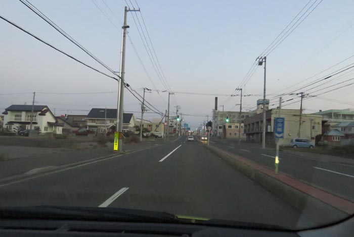 webnews今朝の北見/とん田通り、南大通り交差点から国道39号方向