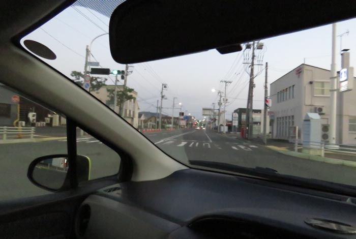 webnews今朝の北見/交差点から奥は常呂方面