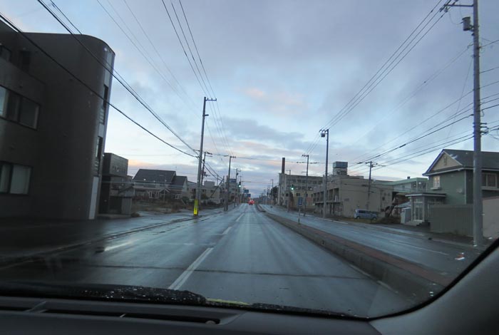 webnews今朝の北見/とん田通り、南大通り交差点から国道39号方向