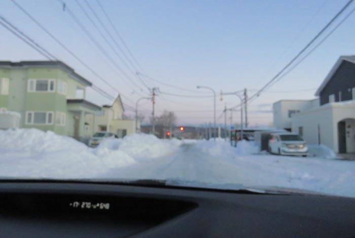 webnews今朝の北見/西5号線、南岸通りの交差点