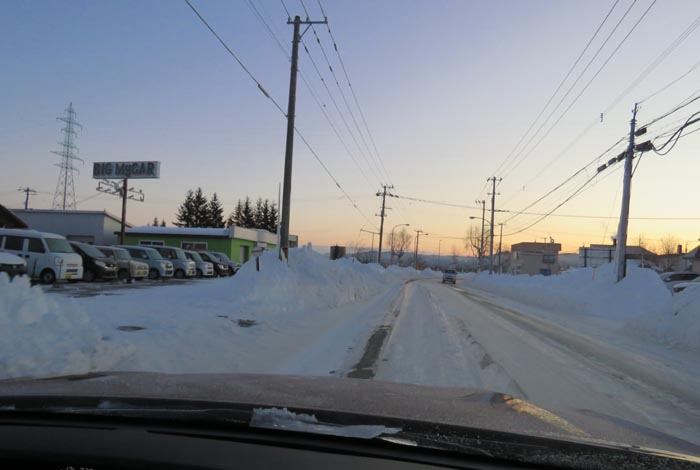 webnews今朝の北見/末広町の南岸通り
