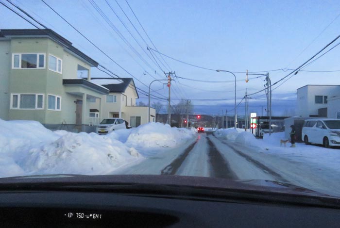 webnews今朝の北見/西5号線、南岸通りの交差点