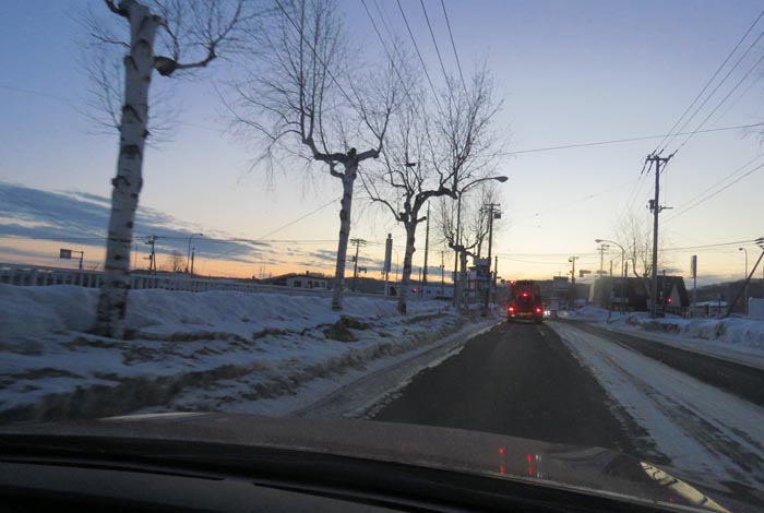 webnews今朝の北見/野付牛自動車学校前