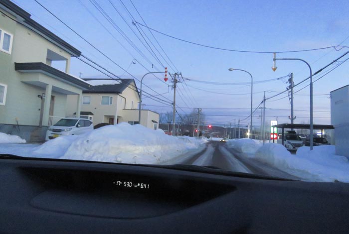 webnews今朝の北見/西5号線、南岸通りの交差点