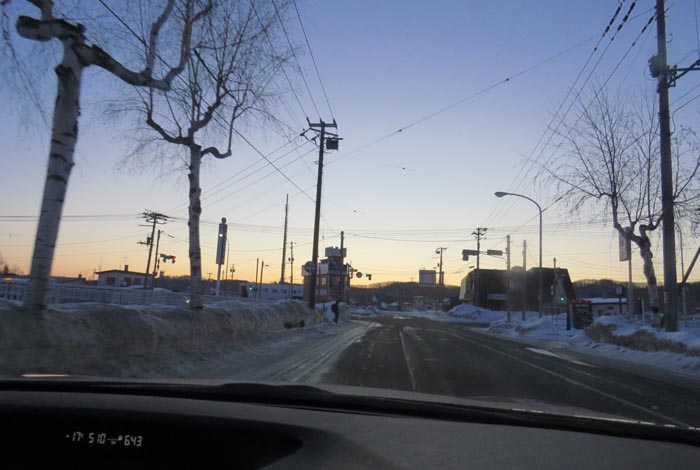 webnews今朝の北見/野付牛自動車学校前