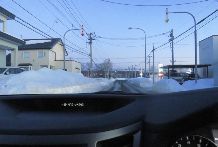 webnews今朝の北見/西5号線、南岸通りの交差点