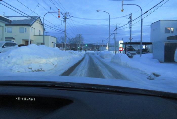 webnews今朝の北見/西5号線、南岸通りの交差点