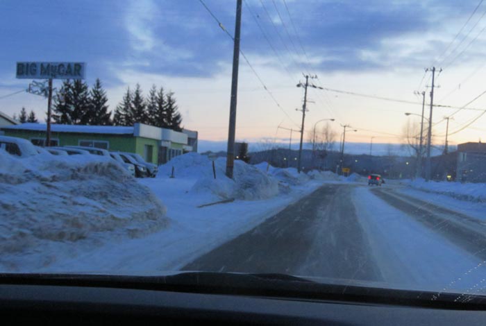 webnews今朝の北見/末広町の南岸通り