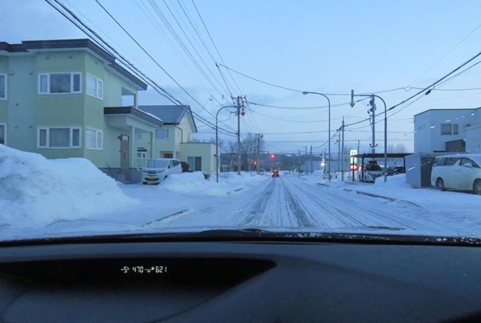 webnews今朝の北見/西5号線、南岸通りの交差点
