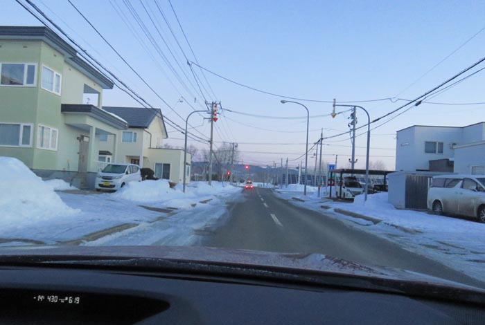 webnews今朝の北見/西5号線、南岸通りの交差点