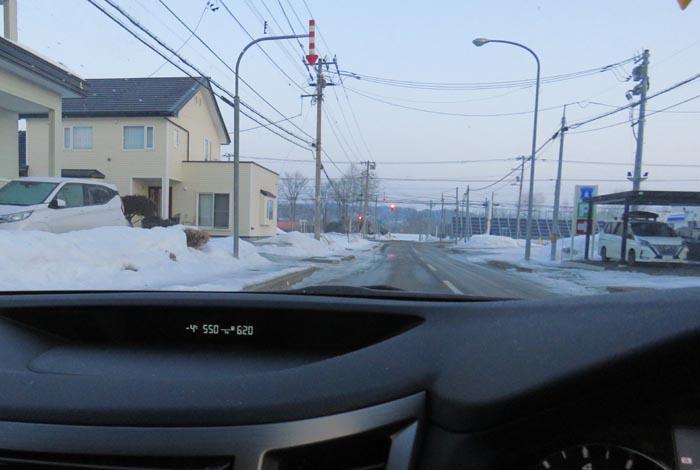 webnews今朝の北見/西5号線、南岸通りの交差点