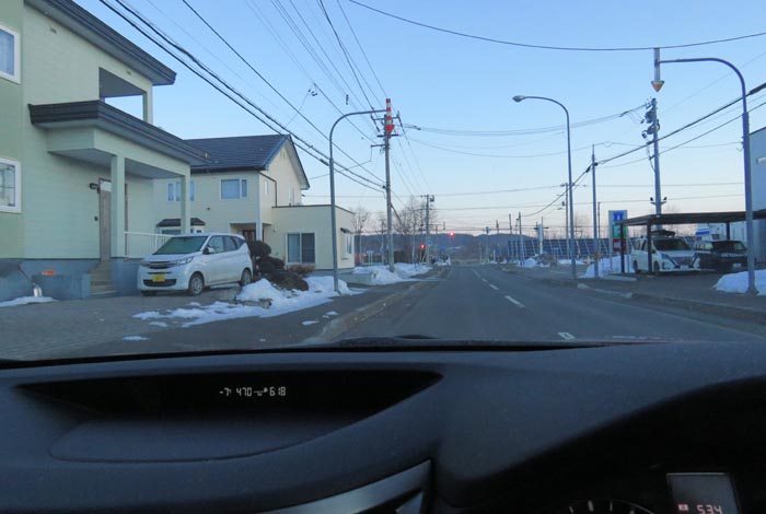 webnews今朝の北見/西5号線、南岸通りの交差点