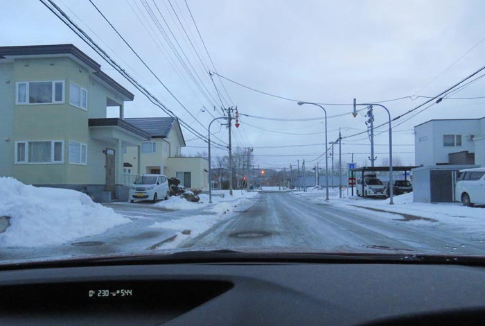 webnews今朝の北見/西5号線、南岸通りの交差点