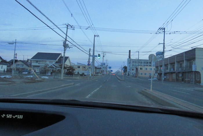 webnews今朝の北見/とん田通り、南大通り交差点から国道39号方向