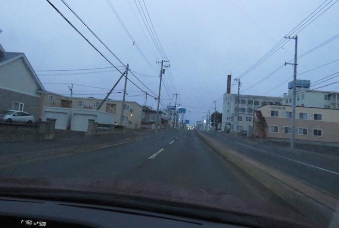 webnews今朝の北見/とん田通り、南大通り交差点から国道39号方向