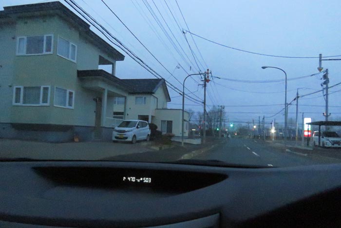 webnews今朝の北見/西5号線、南岸通りの交差点