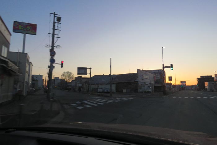 webnews今朝の北見/交差点から北4条通り側のパレスビル方向