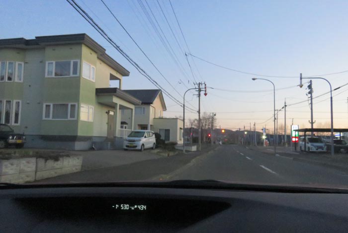 webnews今朝の北見/西5号線、南岸通りの交差点