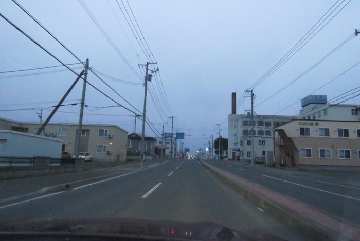webnews今朝の北見/とん田通り、南大通り交差点から国道39号方向