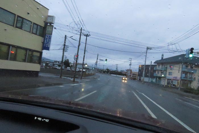 webnews今朝の北見/無加川橋を渡り南大通り交差点方向
