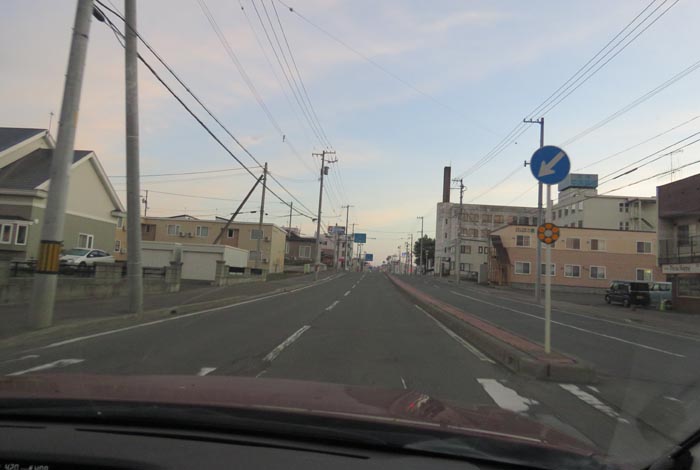webnews今朝の北見/とん田通り、南大通り交差点から国道39号方向