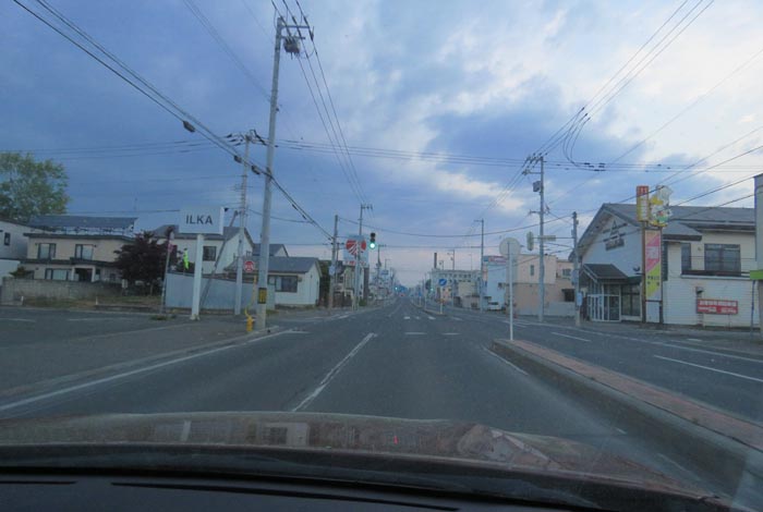 webnews今朝の北見/とん田通り、南大通り交差点から国道39号方向